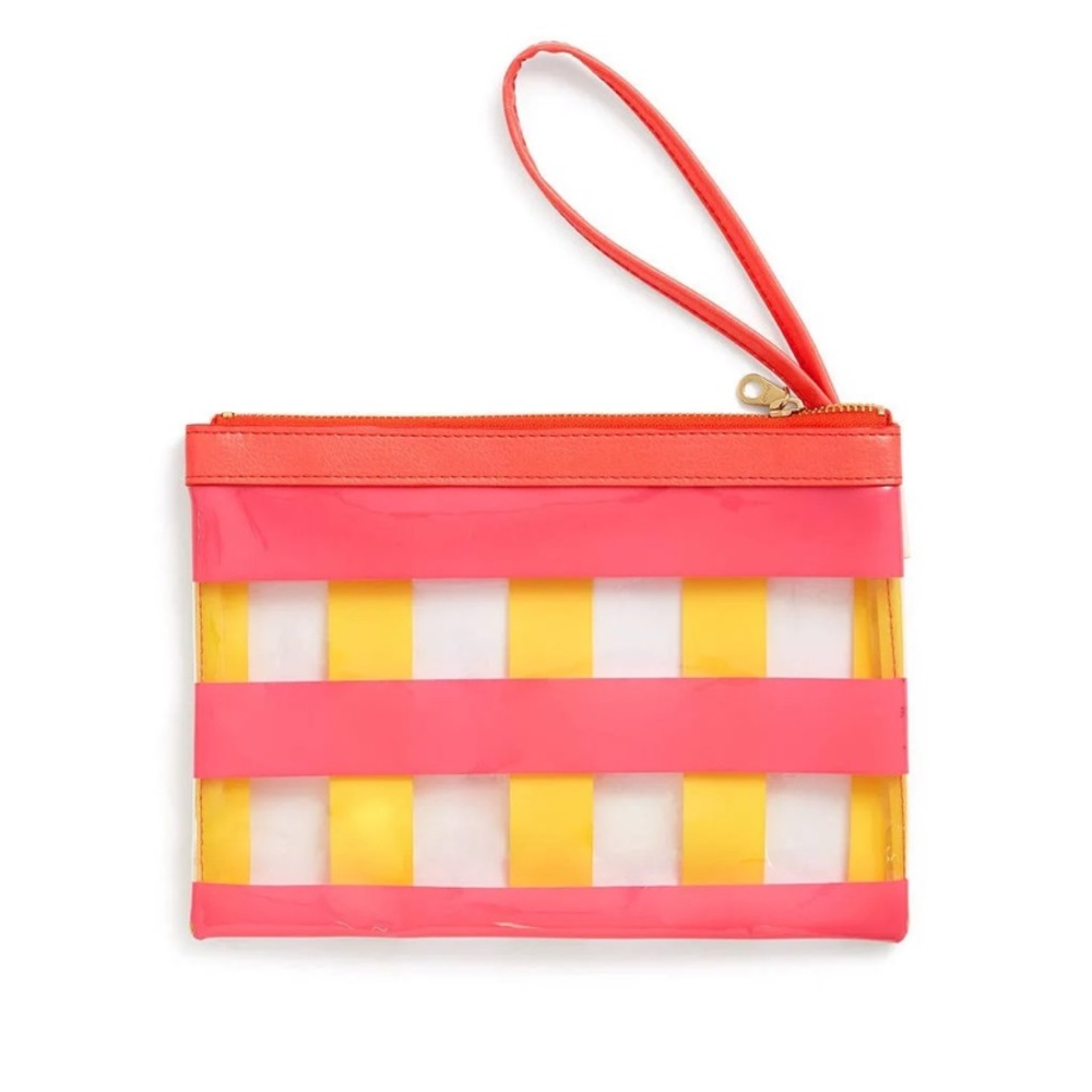 ban.do GET IT TOGETHER WRISTLET POUCH - SWIM CLUB STRIPE